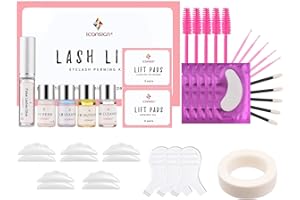 Bestauty Lash Lift Kit, Tools for Lash Lift Professional Eyelash Perm Kit for Eyelash Extensions and Curling, Semi-Permanent Curling Perming Wave for Home Salon