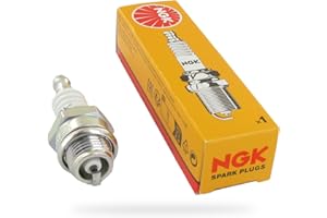 GREENSTAR NGK - Bougie D'Allumage NGK BM6A - Durable & Fiable - Pièce De Rechange Haute Qualité - Equivalent CHAMPION CJ8, TASHIMA 2209861, NIPPONDENSO W20MUS, Noir