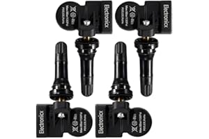 ELECTRONICX 4x RDKS TPMS Reifendrucksensor Reifendruckkontrollsystem Gummiventil passend für 1500, RAM Serie