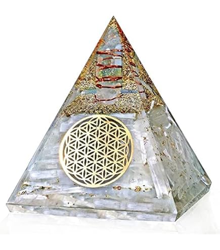 Large Shungite Pendant Flower of Life Round - Energy In Balance