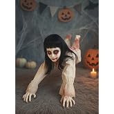 Cadılar Bayramı S&uuml;r&uuml;nen &Ouml;l&uuml; Gelin Hareketli Halloween Parti Dekoru