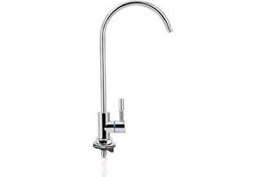 OKJHFD Rubinetto per Osmosi Inversa, Rubinetto per Acqua RO Nichel Spazzolato, Rubinetto erogatore Acqua Filtrata, Rubinetto per Bere Filtrazione purificatore per Lavello da Cucina, Rubinetto per Beva