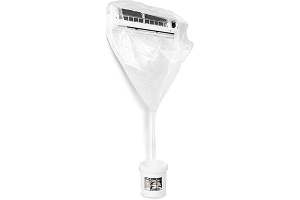 ERRECOM Wally, Air Conditioner Cleaning Cover (Wall-mounted Units) with Drain Outlet Pipe