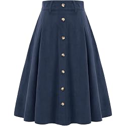 Jupe Bleue Et Blanche Topshop Taille 12 - Style Ligne A Avec Poches - Occasion Très Bon état