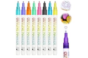 Jerpsen Mit dem sticker stechen die markierungen aus, und mit dem zeilensymbol der doppellinie erscheinen die markierungen für das papie (8 PCS)