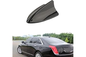 GOFORJUMP Antena simulada Decorativa de la Aleta del Estilo del tiburón del Techo Auto del Coche para B/MW M3 M5 M6 E39 E46 con la luz