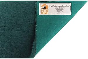 PnH Veterinary Bedding ® - Vet Bed Rectangle 76cm x 50cm - Green - READY TO USE, SELVAGE EDGE REMOVED.