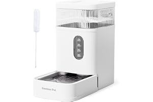 Gardner Pet Automatisk Hundvattendispenser Gravitatisvattendispenser med Rostfritt Stål Skål Vattendispenser 8,5 L Stor Kapac