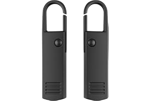 ‎YOUR DAY MATE Reißverschluss Anhänger zur Reparatur, 2 Stück, aus Metall, in Schwarz, Ersatz Zipper für Reissverschluss, RV Schieber für Mantel, Koffer, Jeans, Tasche, Reißverschlussanhänger Puller Laschen