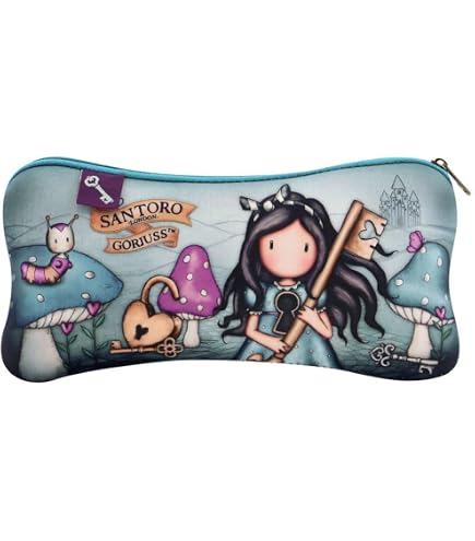 Safta Kinder-Mäppchen Mit Reißverschluss - Buntes Gorjuss Fairground Fireworks Design, 10x23x6 Cm