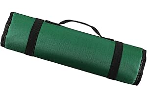 Fenteer Astuccio Porta Coltelli, 22 Sedi, Sacchetto del Rotolo del Cuoco Unico per Stoccaggio dei Coltelli Strumenti di Cottura Chef - Verde