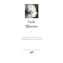 Sade Œuvres III pléiade Bibliothèque de la Pléiade