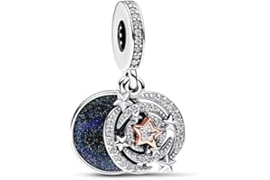 Feitery Charm Giorno di Natale Bead Bracciale Pandora compatibile Regalo di Natale Ciondolo da Donna Argento Sterling 925