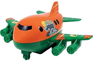 Deluxebase Patrol & Rescue Plane - Rhino from Friction plane toy for kids and toddlers