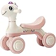 Beauenty Children's Balance Bike, No Pedal Toddler Walker with Music and Light- Children's Balance Bikes, Silent Wear-Resistant Wheels, Ergonomic Seat - Perfect for Ages 1-6, Indoor & Outdoor Use