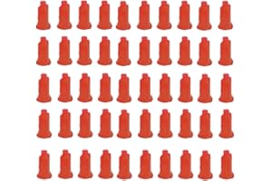 LTKJ Tappo per siringa in plastica, 50 pezzi, colore arancione, adatto per siringhe di tutte le dimensioni