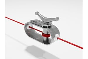 Planenfux® Drahtseil Spanner mit Stahlseil ummantelt 2mm (31m) | Strong-Hold Drahtseilspanner für Pool Abdeckplane, Garten Abdeckungen & vieles mehr | Dratseilspannset mit Spanndraht | Planenspanner