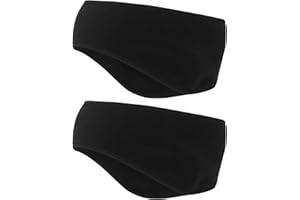 JSTHHTT 2 PCS Winter Sports Headbands, Winter Headband Ear Warmer, Warm Sports Headbands, Stretchy Ear Warmers for Outdoor Sports, Running, Hiking, Cycling, Tennis, Jogging
