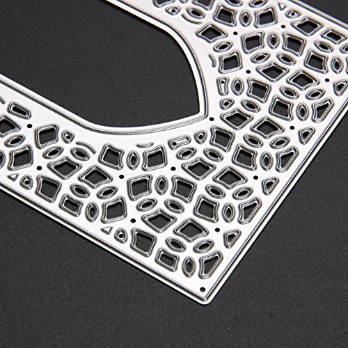 Amazingdeal365 Fenster Metall Form Schablonen Schneiden DIY Dekor Sammelalbum Karten Buchzeichen Lesezeichen als Geschenk für Freunde Geburtstag Kinder,Kindergarten Hobby Schule Handarbeit Unterricht usw. Ein tolles Geschenk! - 6