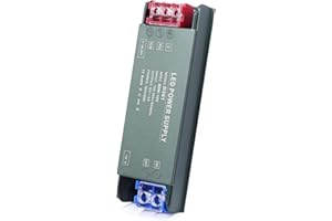 BRIMETI Alimentatore 12V 60W Trasformatore LED Driver 5A Slim Transformer AC 220V a DC 24V Netzteil Interruttore Adattatore, Trasformatori Tensione Costante Alimentatoredi Bassa
