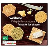  Galletas Para La Selección De Queso 300G Waitrose (Paquete de 6)