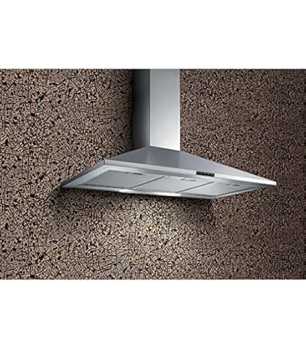 Cappa Da Cucina Elica Salento 120 Cm – Aspirante Inox E Vetro – Moderno Design Italiano