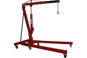 EQUIPEMENT EXPRESS SICOBA Chevre d'atelier Grue de Levage hydraulique Pliante 2T Tonnes