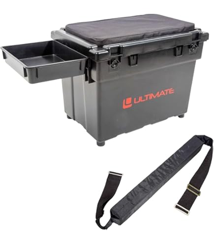 Maver Seat Box : Boîte De Siège De Pêche Tout Métal, Display Neuf, Prix Réduit