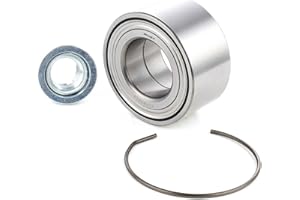 RIDEX Juego de cojinete de rueda 654W0008 eje delantero, ambos lados sin anillo sensor ABS compatible con RENAULT Clio IV Hatchback BH Clio III Hatchback BR0/1, CR0/1 TWINGO II CN0 Zoe BFM Thalia I LB