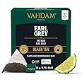 VAHDAM, Earl Grey Black Tea Bags (15 Count) High Caffeine, Non-GMO, Gluten-Free | Citrusy Earl Grey Tea Leaves w/Pure Bergamot Oil | Individually Wrapped Pyramid Tea Bags | Direct from Source