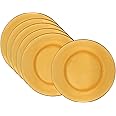 Duralex LYS Amber Dessert Plate 19 cm 6 Pcs (3008DF/6), Medium