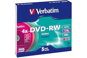 Verbatim DVD-RW 4.7GB - Confezione da 5