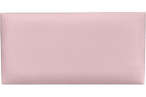 MEBLE ANGELO Angelo - Tapicería de pared - Paneles de pared 3D Cama - Cojines de pared - Paneles tapizados - Paneles tapizados - Pared - Color rosa polvo 50x25 - Paneles de tapicería - Paneles de techo