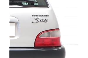 SUPERSTICKI Spaßaufkleber für Saxo Warum juckt Mein Saxo Warum juckt Mein Sack so Fun Spass Aufkleber ohne Hintergrund von SUPERST