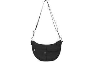 Expatrié Torba na ramię damska - Vivy - Torba na półksiężyc - Mała torba puchowa - Miękka torba Crossbody Half Moon - Regulowana modna torba na talię - Wodoodporna
