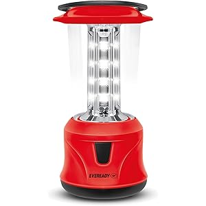 Eveready HL58, Rechargeable 4.8W Emergency Lantern, Overcharge & Deep Discharge Protection, Easy Plug & Play Charging, 360° Lighting