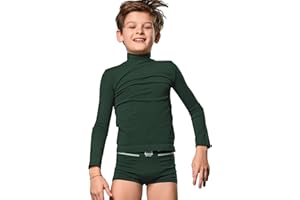 O-DAY Liabel 2er Set Rollkragenpullover aus warmer Baumwolle Mädchen / Jungen weich Strickpullover mit hohem Kragen für Kinder, 3-10 Jahre, praktisch und stilvoll