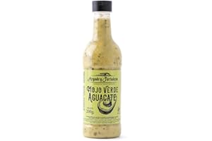 Argodey Fortaleza Avocado Mojo Verde Kanarische Soße 200g – Perfekte und Vielseitige Sauce zum Bestreichen von Brot, Toast, Arepas, Kartoffeln.