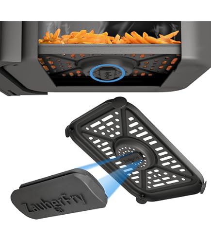 Lyreh Airfryer Magnet Set - 4 Silikonstreifen + 8 Schnallen Für Backpapier