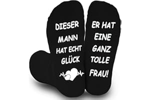 WAMIOKAGRO Geschenke für Männer Frauen, Lustige Socken Weihnachtsgeschenke, Partner Hochzeitstag Valentinstag Jahrestag Personalisierte Geschenke für Frauen Männer Ehefra Ehemann Freundin Freund