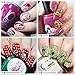 Ejiubas Double-sided Nature Nail Stamping Plates Stamping Nail Art Floral Animal Nail Art Design Kit 2 Count