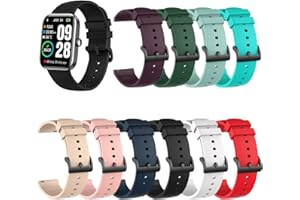 RUENTECH Bracelet de rechange de 22 mm compatible avec la montre intelligente Ruimen - Bracelet de rechange en silicone pour montre intelligente Ruimen D1/H1