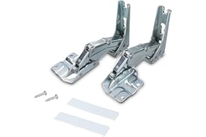 GENERISCH Kühlschrank Scharnier [2 Stück] Türscharnier passend für Bosch/Siemens 00481147/481147- Flachscharnier Schleppscharnier kompatibel mit AEG Electrolux 407131425/8 Miele 5546050 Quelle Constructa Balay
