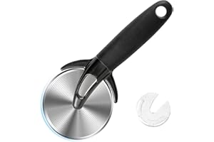 Navani Pizza Cutter, Stainless Steel Pizza Cutter Wheel, Easy to Cut and Clean, Super Sharp Pizza Slicer, Dishwasher Safe, Professional Pizza Knife 8.5 Inch1