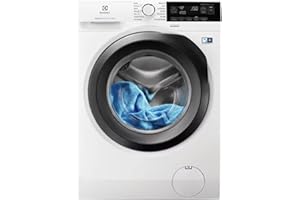 Lave linge hublot 10 Kg Electrolux EW6F3112RA - Lave linge Frontal - Essorage 1400 tr/min - Fin différée - Affichage temps restant - Moteur à induction - 76 dB - Pose libre - Classe énergétique D