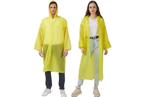 UPSEN Ponczo przeciwdeszczowe, kurtka przeciwdeszczowa, płaszcz przeciwdeszczowy dla mężczyzn i kobiet, wodoszczelny, 2 sztuki, wielokrotnego użytku, na wędrówki, kemping, do jazdy na rowerze, podróży