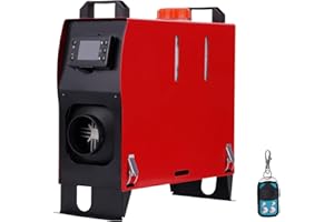maXpeedingrods Calefacción de Diesel 12V 5KW Ajustable, Calentador de Aire con Pantalla LCD, Calefacción Estacionaria con Control Remoto y Bajo Consumo para Coche Furgoneta Automóvil Camiones Barco