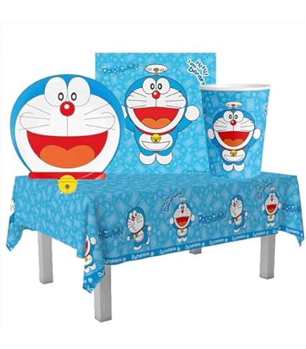 Tovaglia Compleanno Doraemon - 120x180cm, Per Feste Bambini, Colorata E Divertente - Foto 10