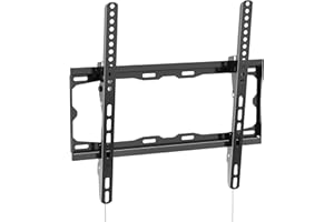 GRIFEMA GB1007-4 Supporto TV Parete per 26-65”, Staffa TV Inclinabile Universale, Fino a 55 kg, Max VESA 400x400mm, Porta TV da Parete, Supporto Muro