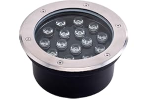 WZYJLYDS Focos Jardin Suelo Empotrable Luz Led Suelo Exterior Brillo Alto Foco De Suelo Empotrable De Color IP67 A Prueba De Agua AC85-265V Utilizado Para Iluminar La Pared, Terraza, Césped ( Color : Blanco cá